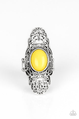 Flair for the Dramatic - Yellow - Classy Elite Jewelry