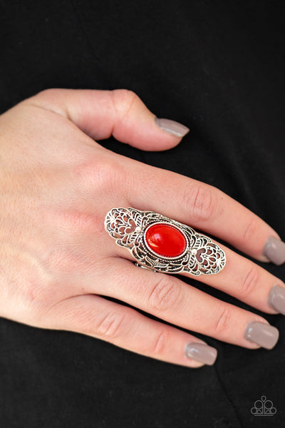 Flair for the Dramatic - Red - Classy Elite Jewelry