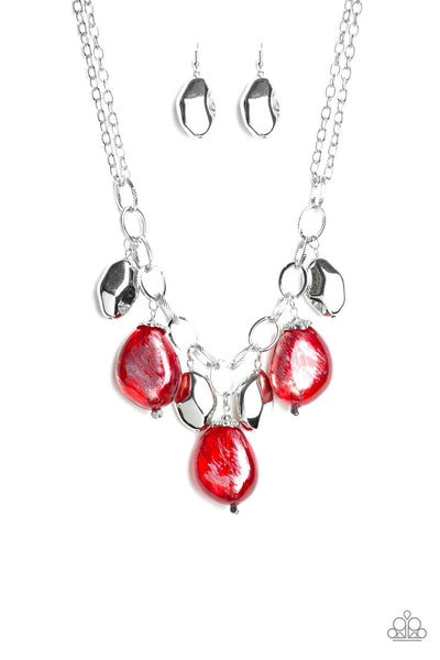 Looking Glass Glamorous - Red - Classy Elite Jewelry