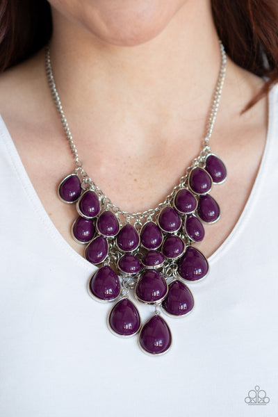 Shop Til You TEARDROP - Purple - Classy Elite Jewelry