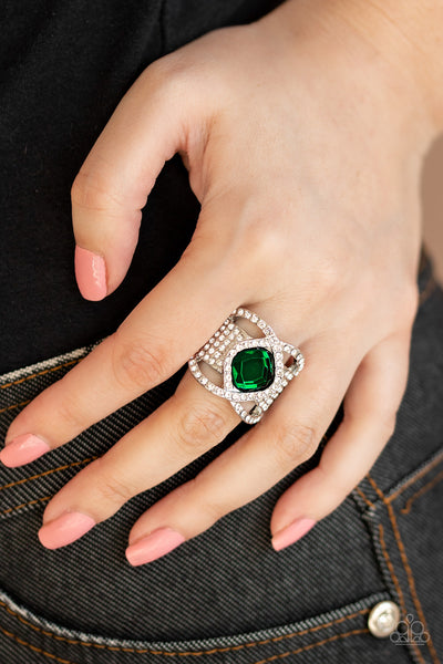 Triple Crown Twinkle -Green - Classy Elite Jewelry