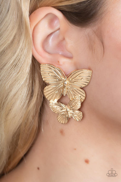 Blushing Butterflies -Gold