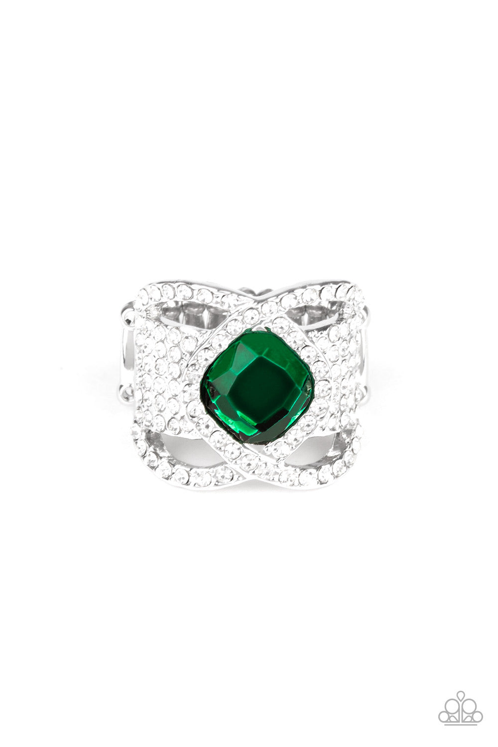 Triple Crown Twinkle -Green - Classy Elite Jewelry