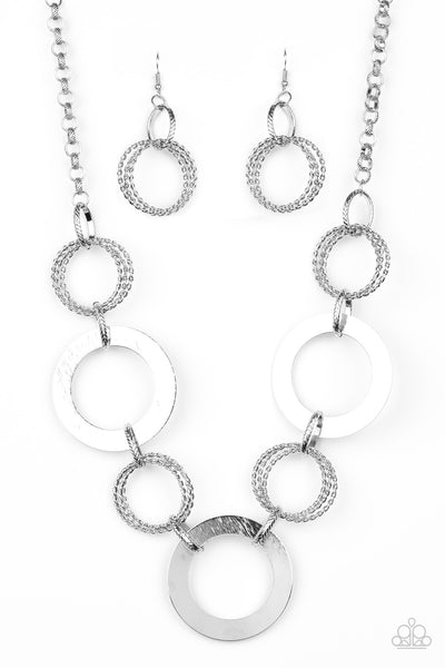 Ringed in Radiance -Silver - Classy Elite Jewelry